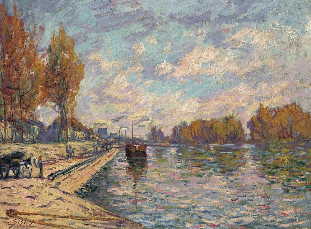 The Seine at Suresnes ca 1879 art print by Alfred Sisley for $57.95 CAD