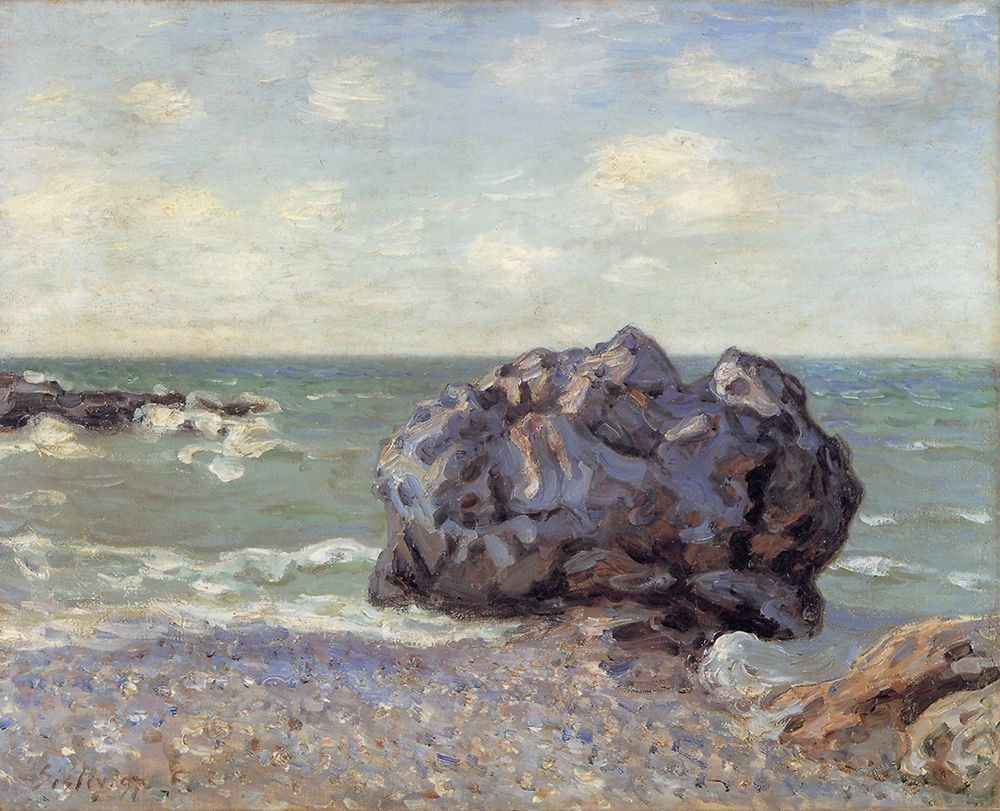 Langland Bay 1897 art print by Alfred Sisley for $57.95 CAD