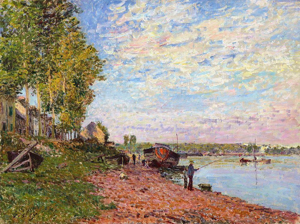 The Loing at Saint-Mammes (1883) art print by Alfred Sisley for $57.95 CAD