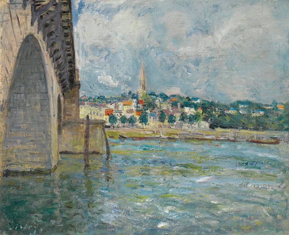 The St Cloud Bridge (1877) art print by Alfred Sisley for $57.95 CAD