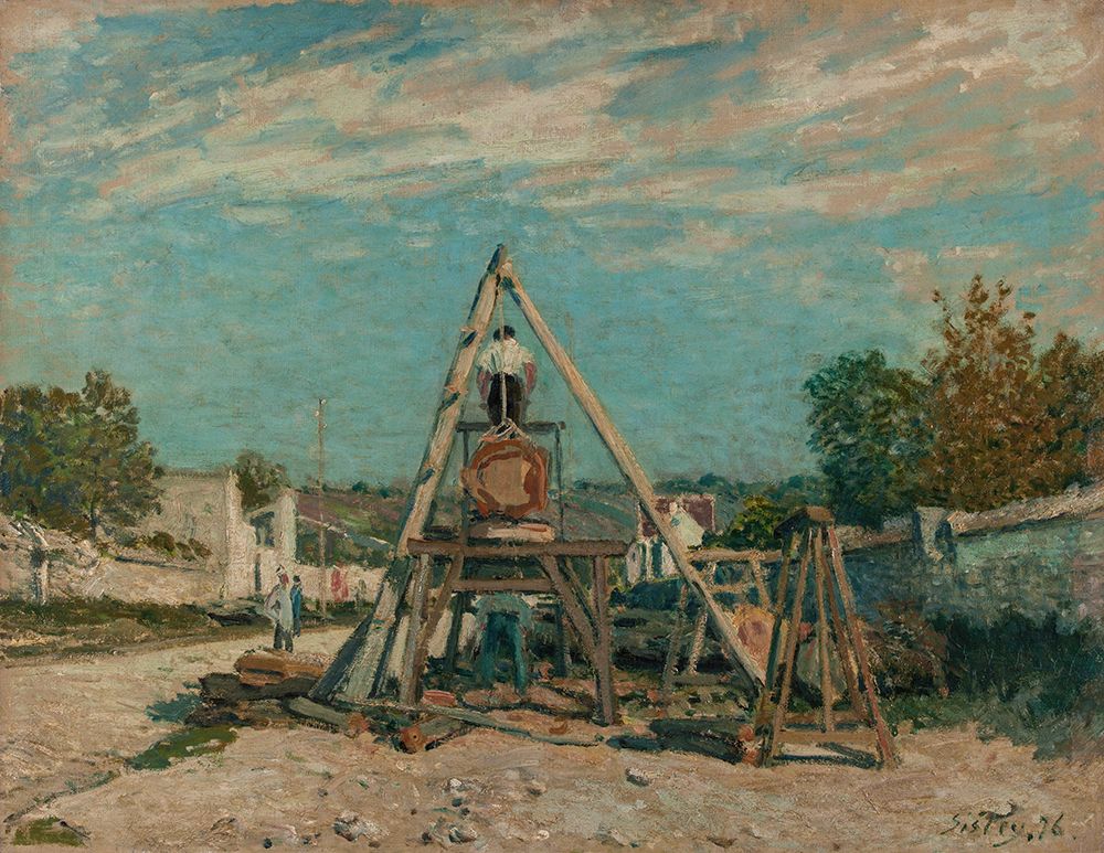 The Long Sawyers (1876) art print by Alfred Sisley for $57.95 CAD