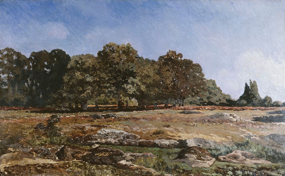 Edge of the Fontainebleau forest (1865) art print by Alfred Sisley for $57.95 CAD