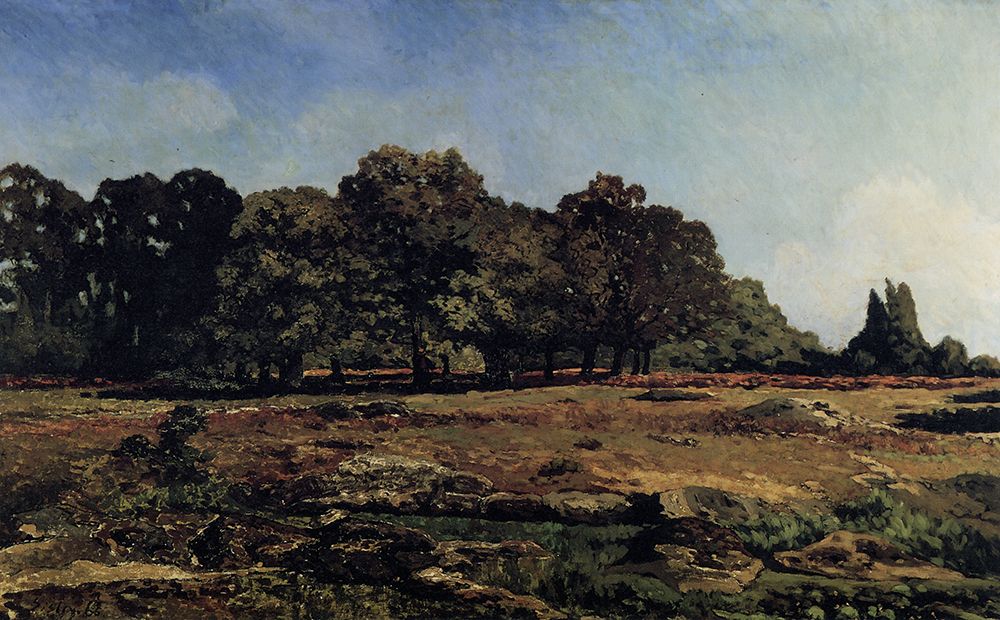 Lisiere in the Forest of Fontainebleau 1865 art print by Alfred Sisley for $57.95 CAD