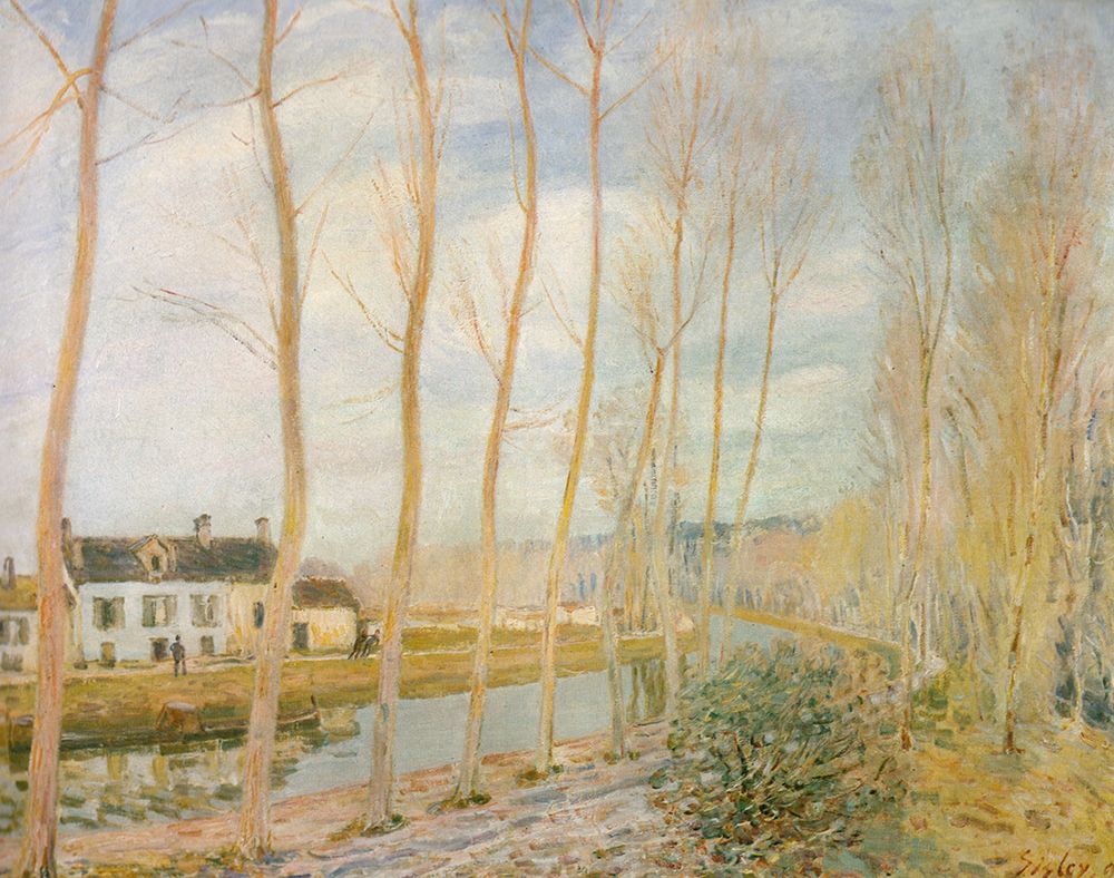Loing Canal 1892 art print by Alfred Sisley for $57.95 CAD