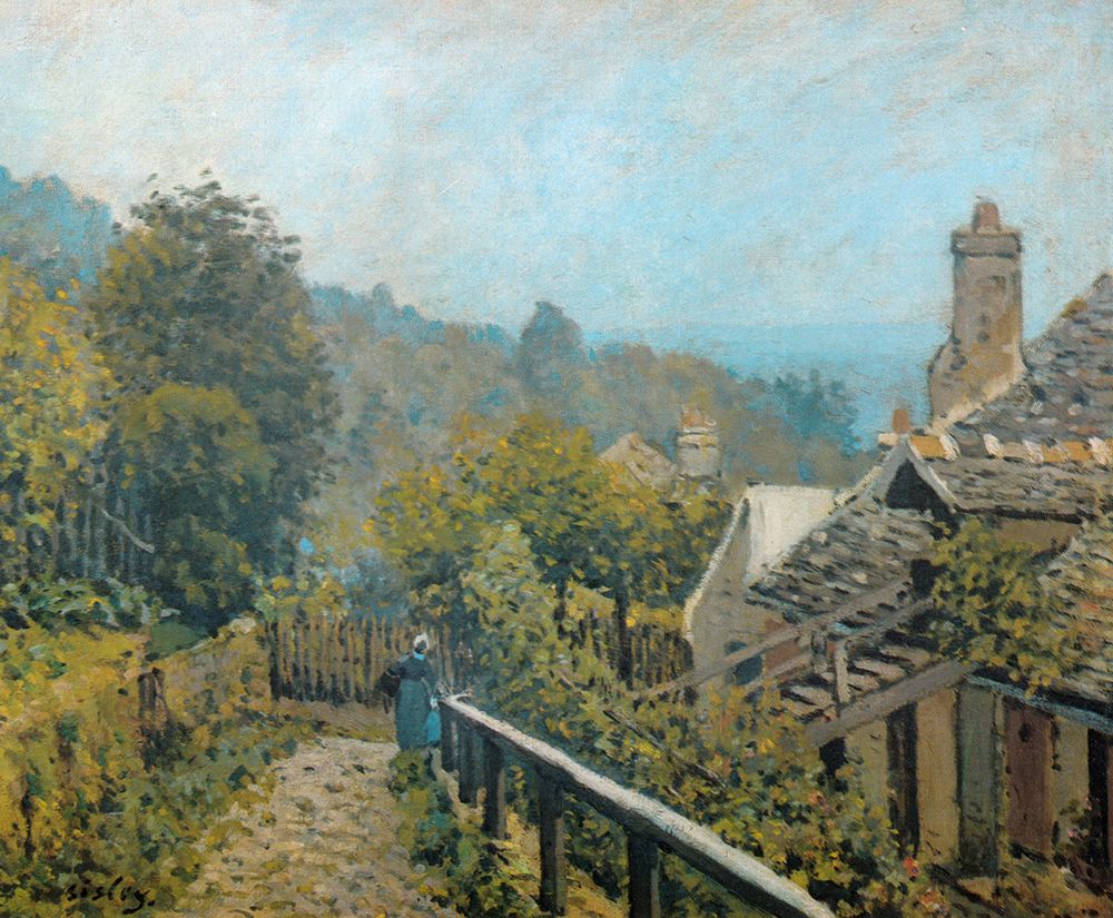 Louveciennes, Hill-tops 1873 art print by Alfred Sisley for $57.95 CAD