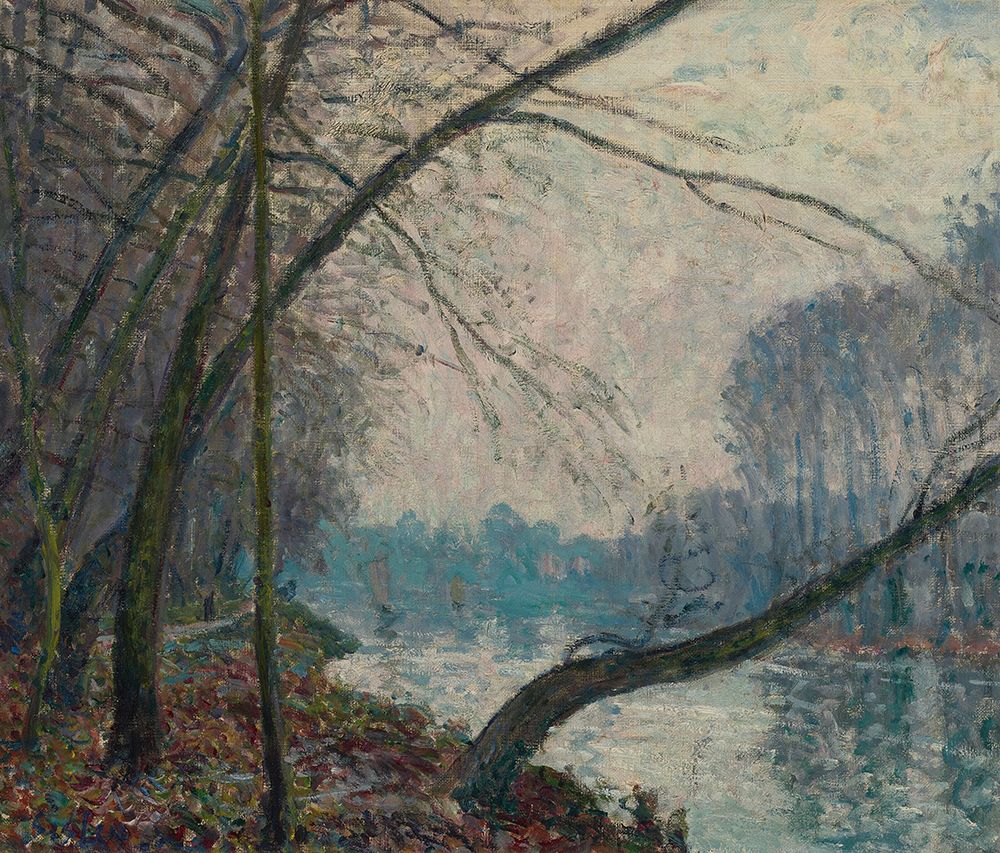 October Morning near Port-Marly ca 1876 art print by Alfred Sisley for $57.95 CAD