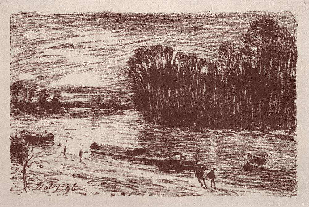 On the Banks of the Loing (1896) art print by Alfred Sisley for $57.95 CAD