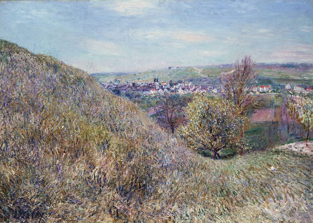 On the Hills of Moret in Spring ├óΓé¼ΓÇ£ Morning (1880) art print by Alfred Sisley for $57.95 CAD