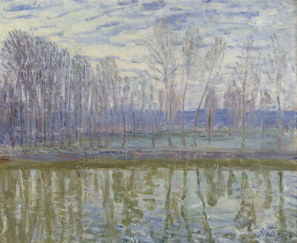 On the Shores of Loing (1896) art print by Alfred Sisley for $57.95 CAD