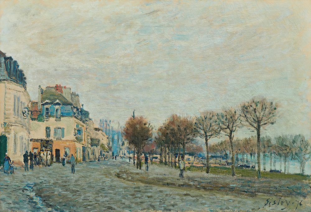 Port-Marly before the Flood 1876 art print by Alfred Sisley for $57.95 CAD