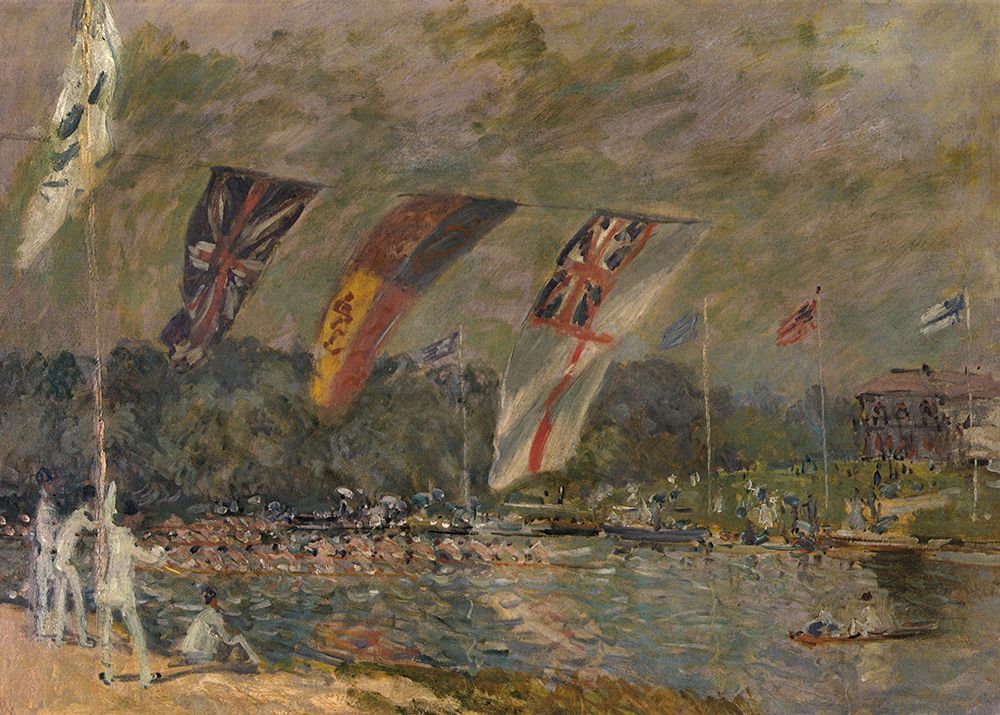 Regatta at Molesey 1874 art print by Alfred Sisley for $57.95 CAD