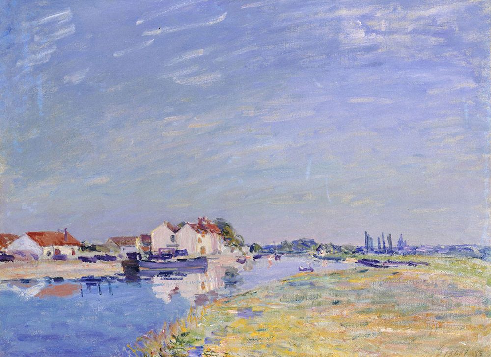 Saint Mammes 1885 art print by Alfred Sisley for $57.95 CAD