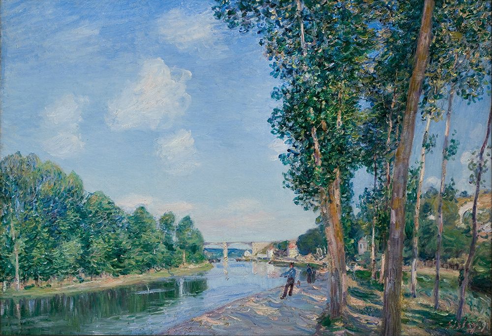 Saint-Mammes. June Sunshine 1892 art print by Alfred Sisley for $57.95 CAD