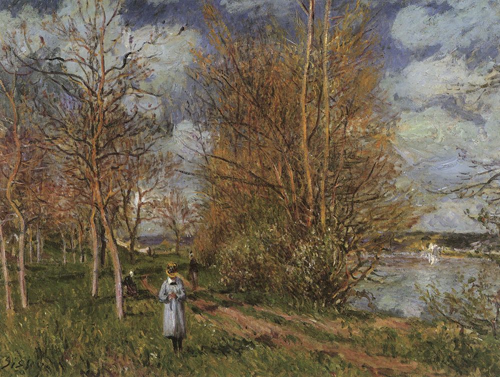 Small Meadows in Spring 1880 art print by Alfred Sisley for $57.95 CAD