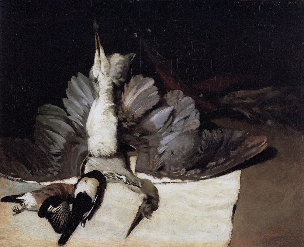 Still life with Heron 1867 art print by Alfred Sisley for $57.95 CAD