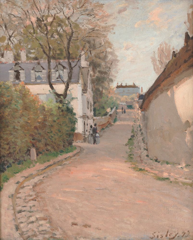 Street in Ville-dArray  (1873) art print by Alfred Sisley for $57.95 CAD