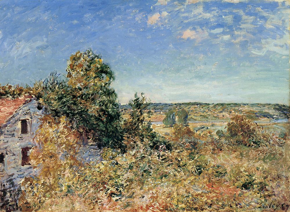 The Abandoned House 1887 art print by Alfred Sisley for $57.95 CAD