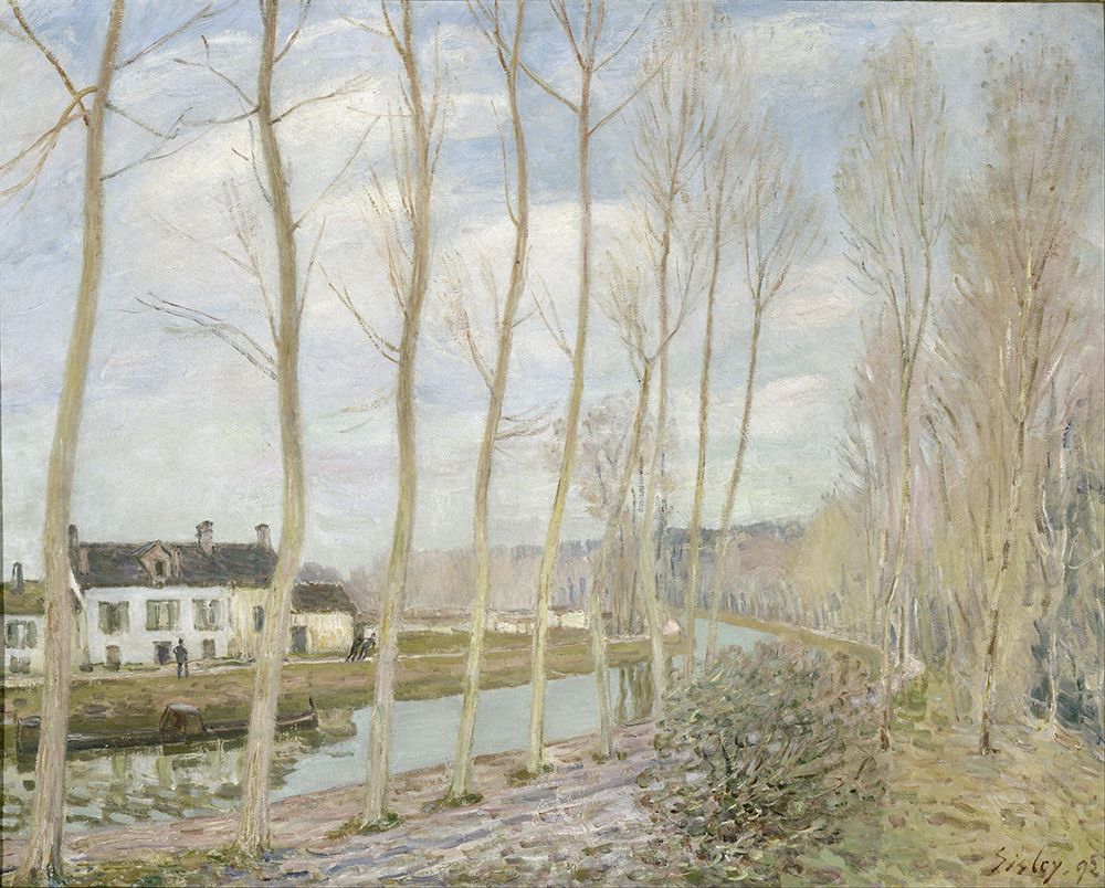 The Loings Canal (1892) art print by Alfred Sisley for $57.95 CAD