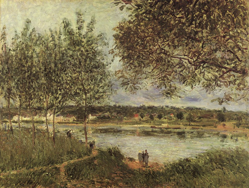 The Path to the Old Ferry Inn at By 1880 art print by Alfred Sisley for $57.95 CAD