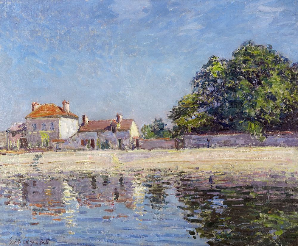 The River Loing at Saint-Mammes (1885) art print by Alfred Sisley for $57.95 CAD