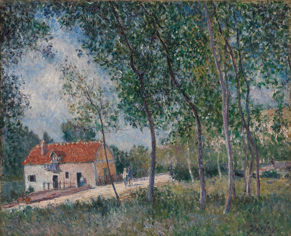 The Road from Moret to Saint-Mammes 1883 art print by Alfred Sisley for $57.95 CAD
