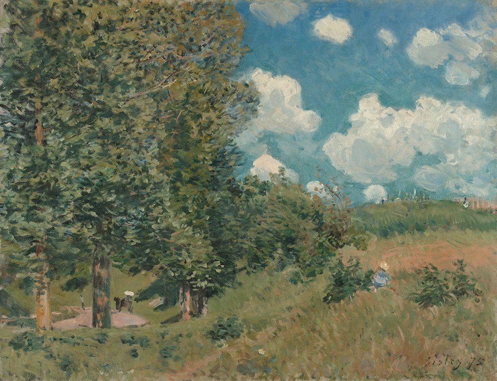The Road from Versailles to Saint-Germain (1875) art print by Alfred Sisley for $57.95 CAD