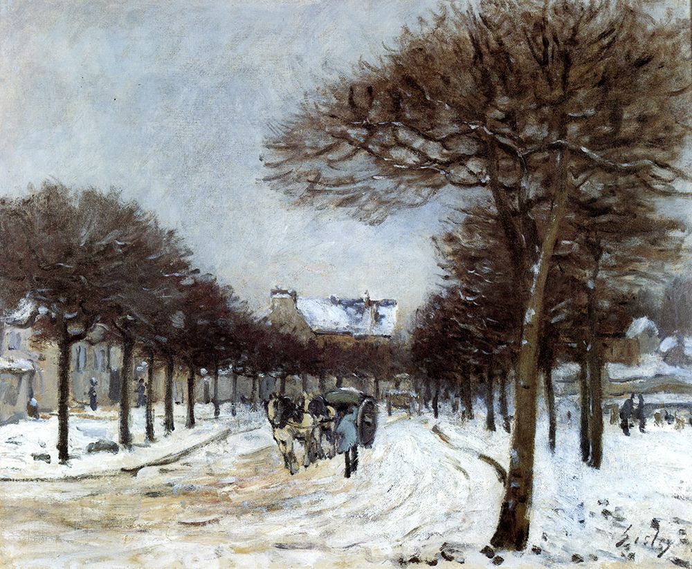 The Road to Saint-Germain 1874 art print by Alfred Sisley for $57.95 CAD