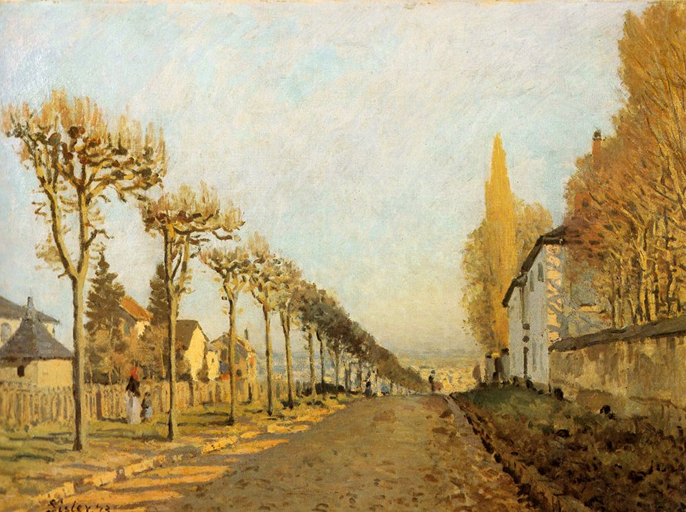 The Road to Sevres 1873 art print by Alfred Sisley for $57.95 CAD