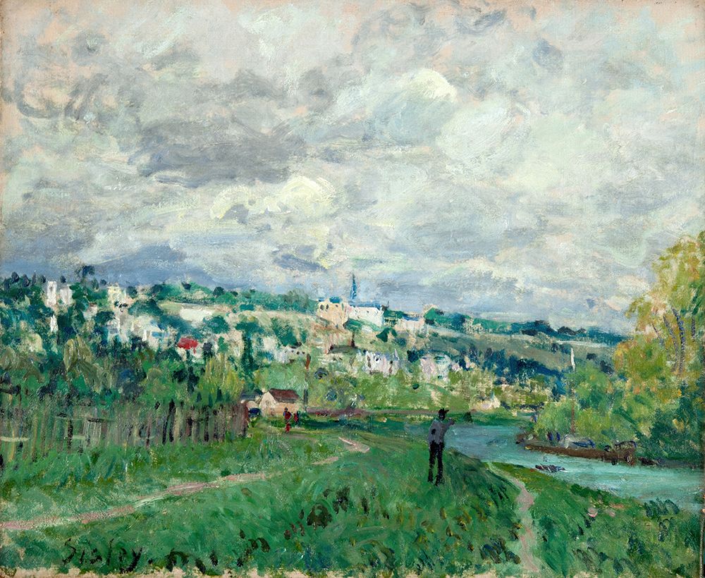The Seine near St-Cloud (1877) art print by Alfred Sisley for $57.95 CAD