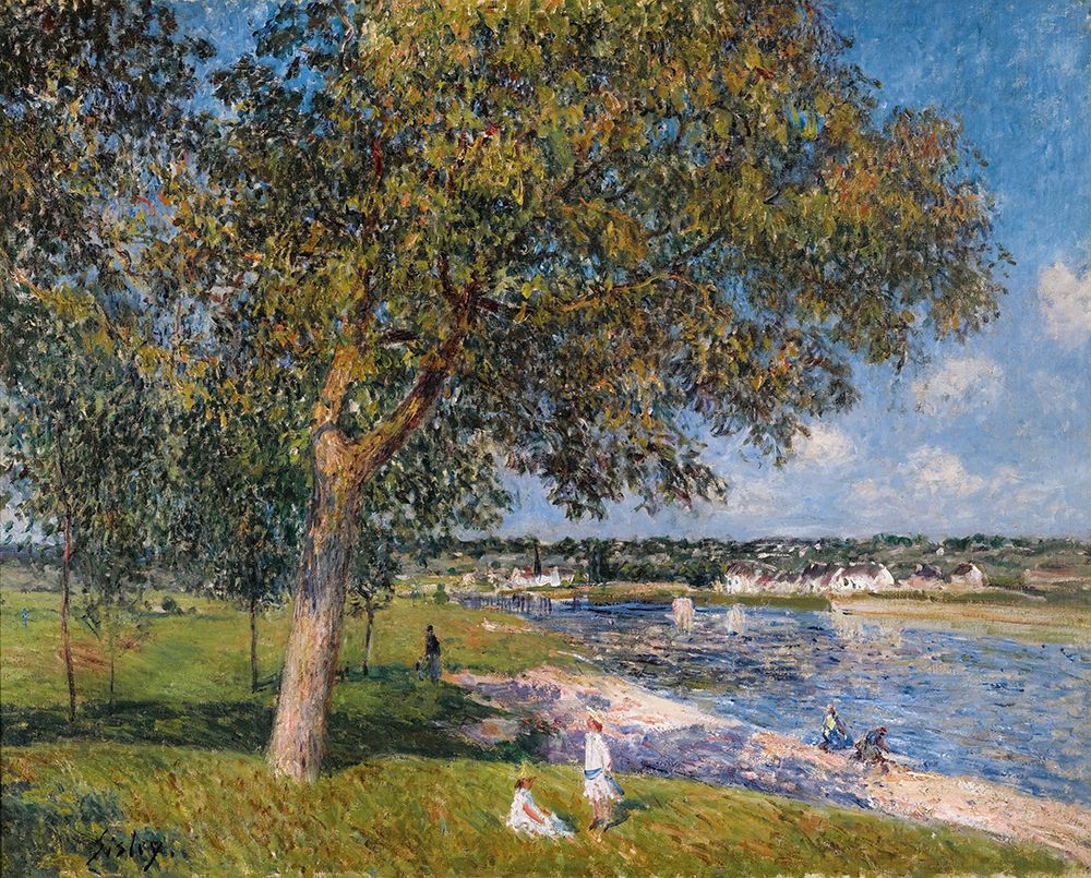 A Walnut Tree in the Thomery Meadow (1880) art print by Alfred Sisley for $57.95 CAD