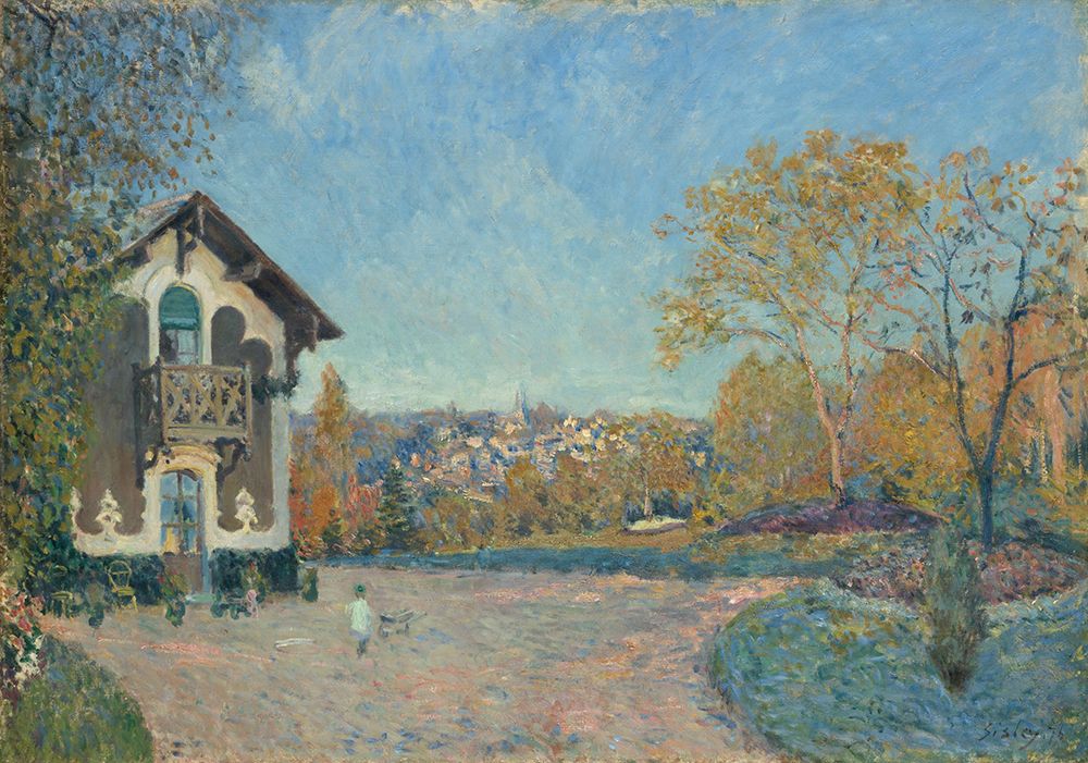 View of Marly-le-Roi from Coeur-Volant (1876) art print by Alfred Sisley for $57.95 CAD