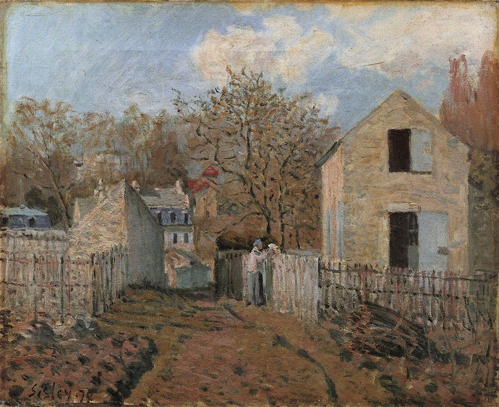 Voisins Village 1874 art print by Alfred Sisley for $57.95 CAD