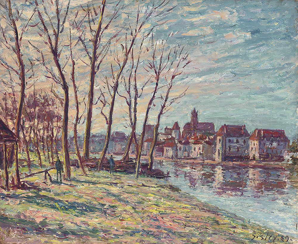 View of Moret (1889) art print by Alfred Sisley for $57.95 CAD