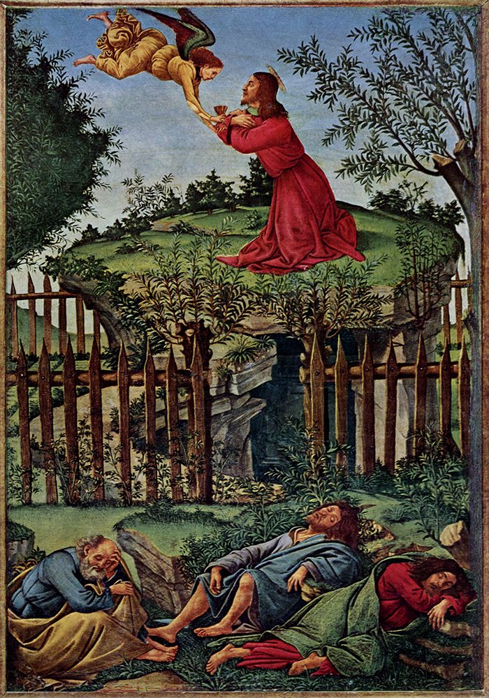 Agony in the Garden ca 1500 art print by Sandro Botticelli for $57.95 CAD