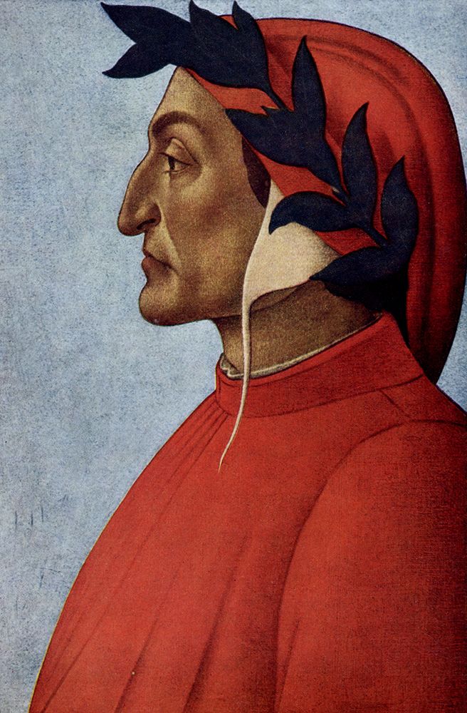 Dante ca 1495 art print by Sandro Botticelli for $57.95 CAD