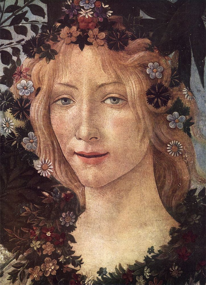 Flora detail 1470 art print by Sandro Botticelli for $57.95 CAD