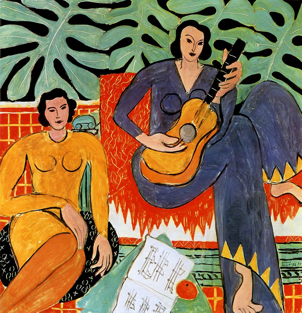 Music 1939 art print by Henri Matisse for $57.95 CAD