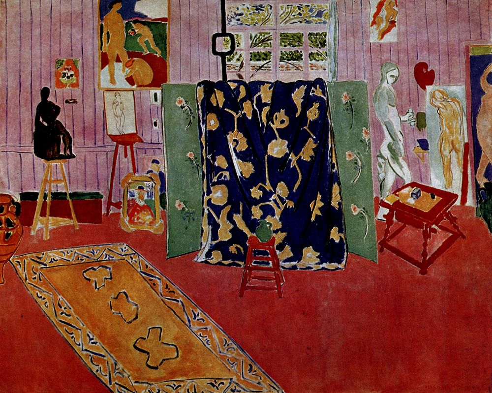 Pink Studio 1911 art print by Henri Matisse for $57.95 CAD