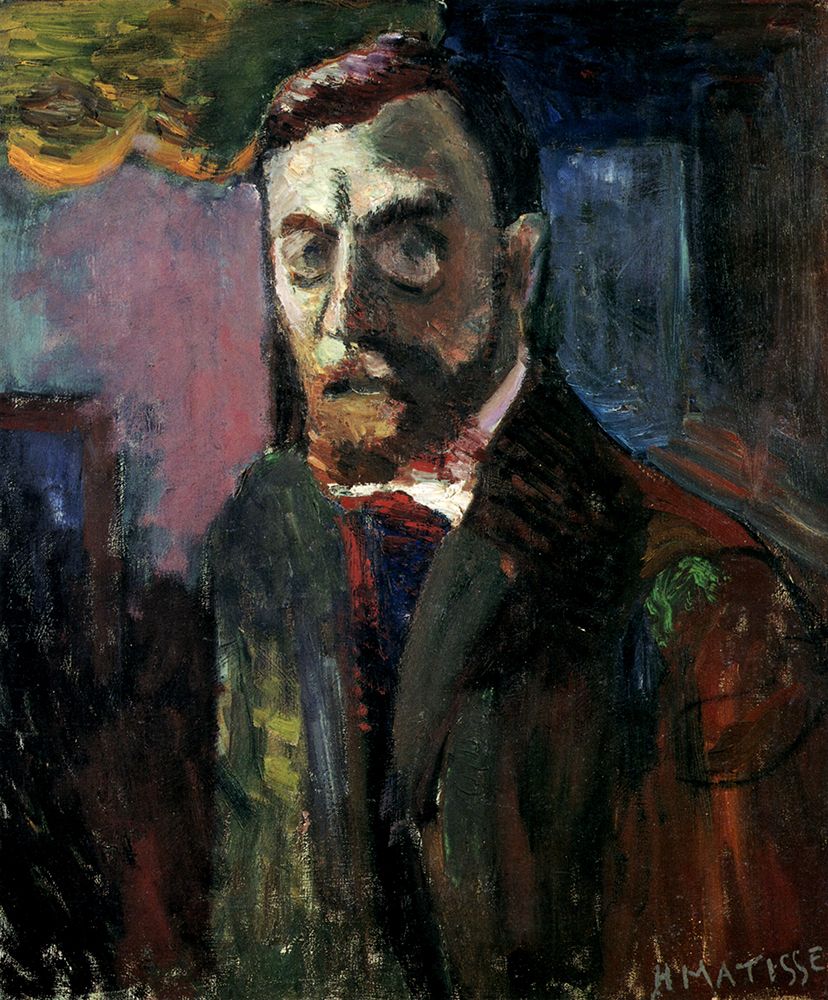 Self-portrait 1900 art print by Henri Matisse for $57.95 CAD