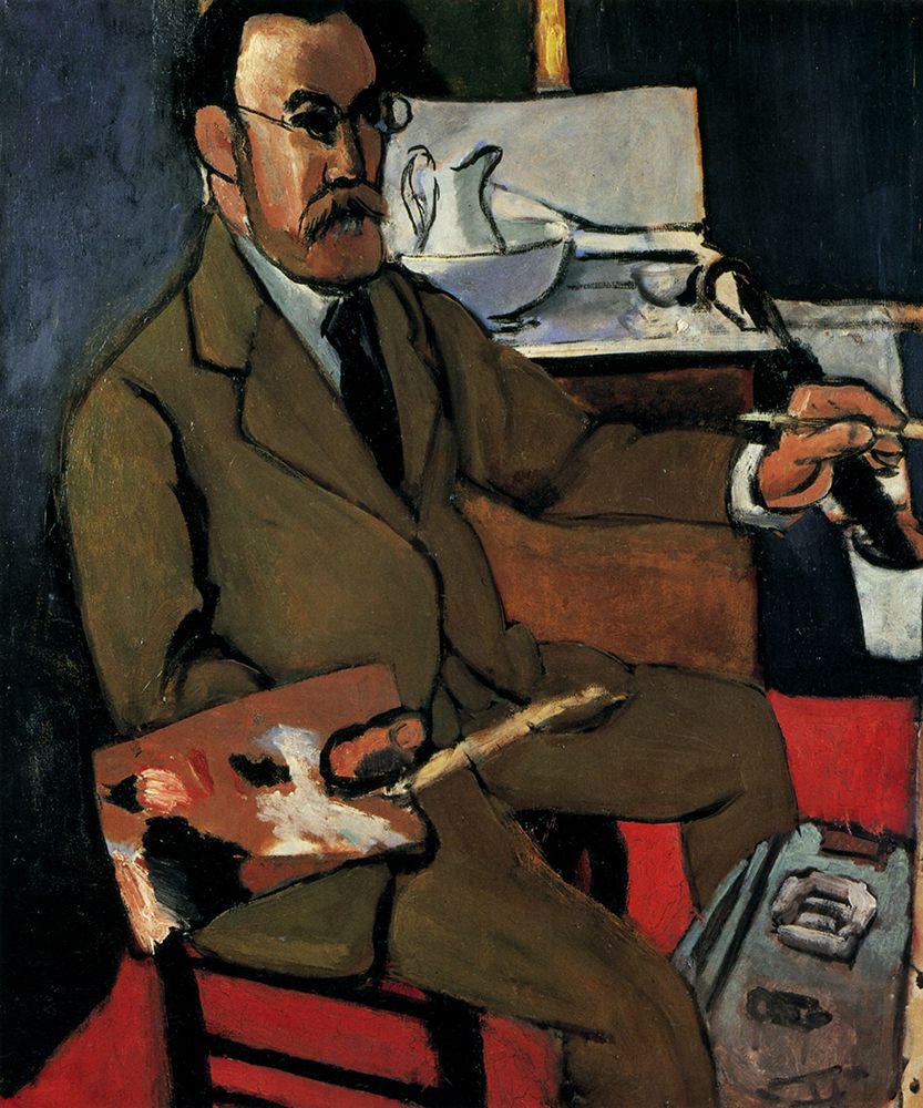Self-portrait 1918 art print by Henri Matisse for $57.95 CAD