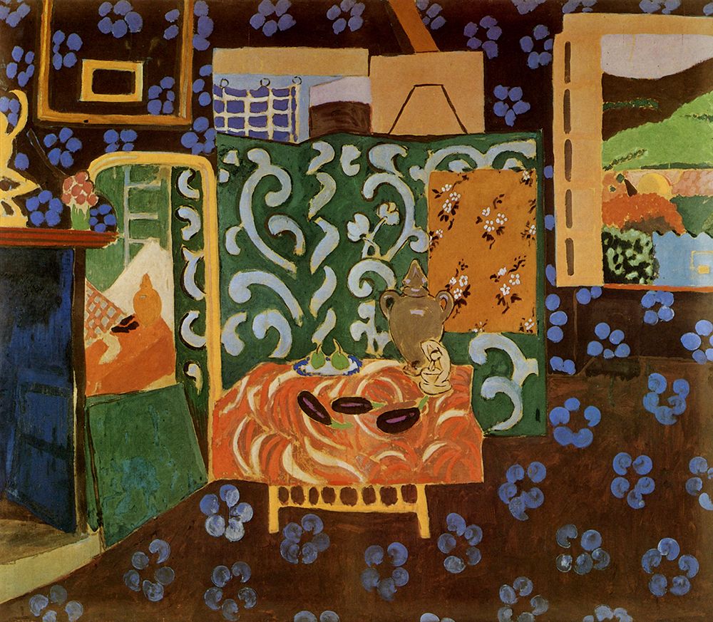 Still Life with Aubergines 1911 art print by Henri Matisse for $57.95 CAD