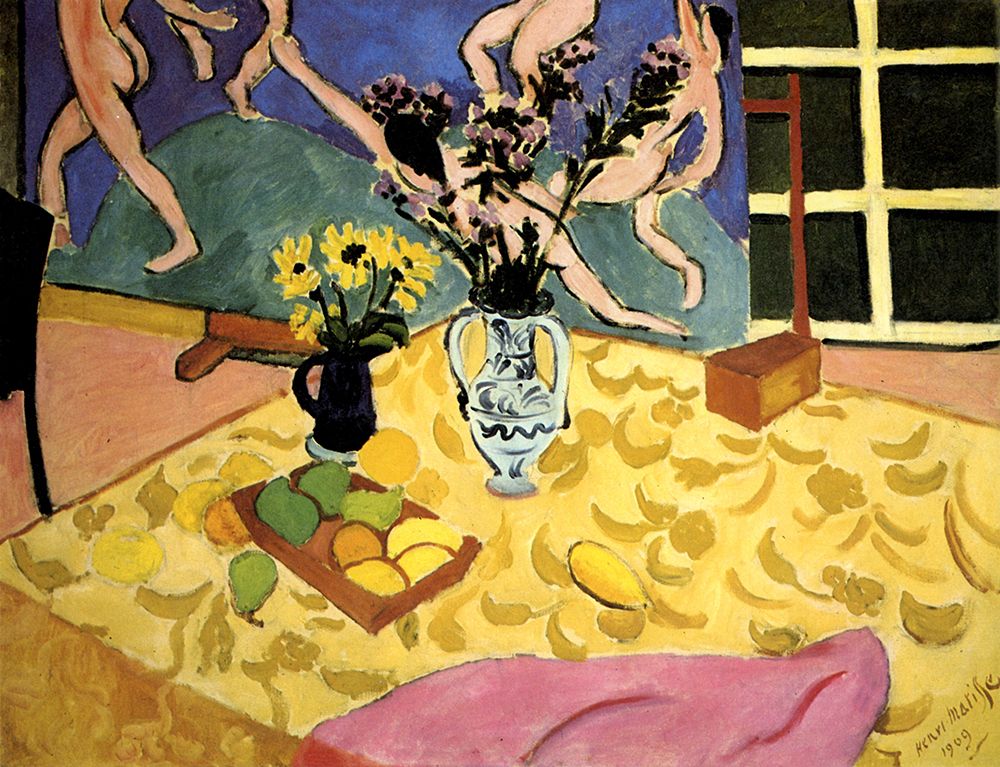 Still Life with La Danse 1909 art print by Henri Matisse for $57.95 CAD