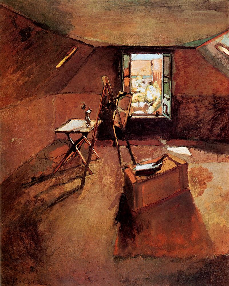 Studio under the Eaves 1903 art print by Henri Matisse for $57.95 CAD