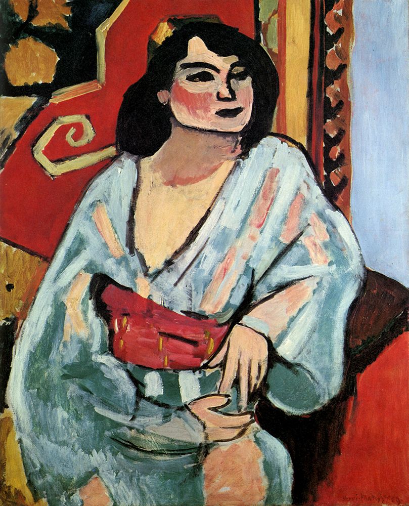 The Algerian Woman 1909 art print by Henri Matisse for $57.95 CAD