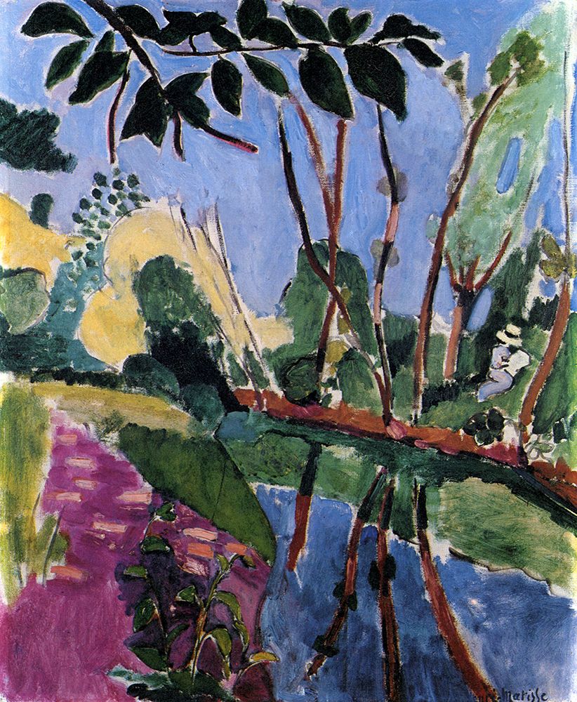 The Bank 1907 art print by Henri Matisse for $57.95 CAD