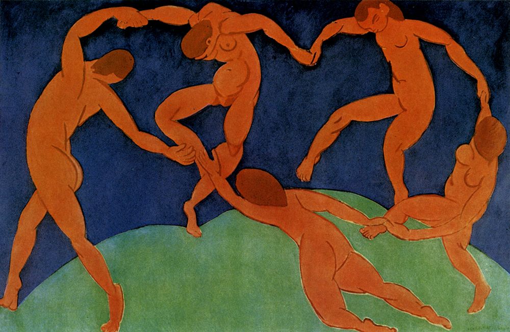 The Dance 1910 art print by Henri Matisse for $57.95 CAD