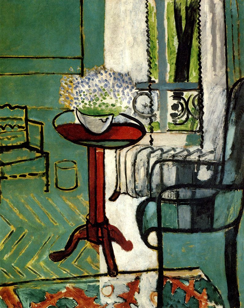 The Window Interior with Forget-me-Nots 1916 art print by Henri Matisse for $57.95 CAD