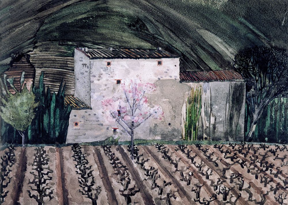 A Spanish Farm 1925 art print by Charles Rennie Mackintosh for $57.95 CAD