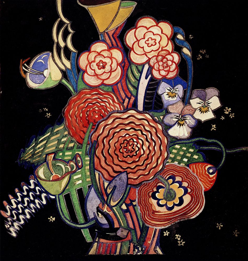 Basket of Flowers art print by Charles Rennie Mackintosh for $57.95 CAD