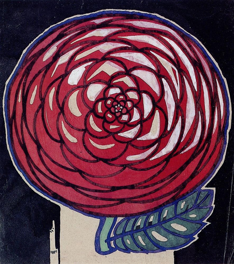 Chrysanthemum art print by Charles Rennie Mackintosh for $57.95 CAD
